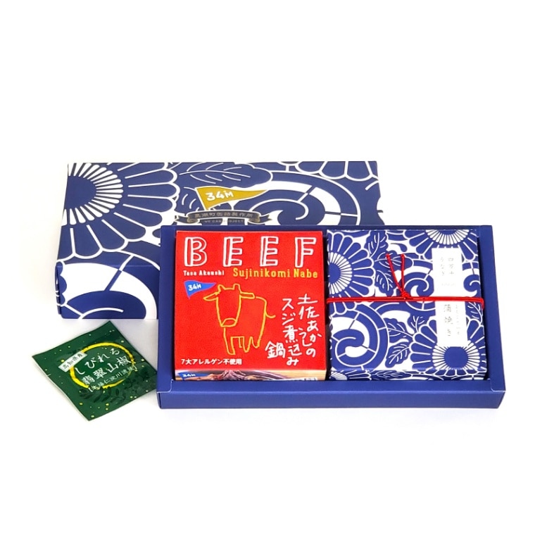 四万十うなぎと土佐あかうしのごちそう缶詰2缶セット（高知県産山椒付き）