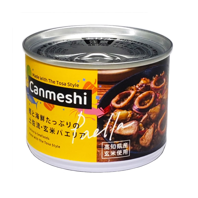 鰹と海鮮たっぷりの土佐流・玄米パエリア | すべての商品 | 黒潮町缶詰
