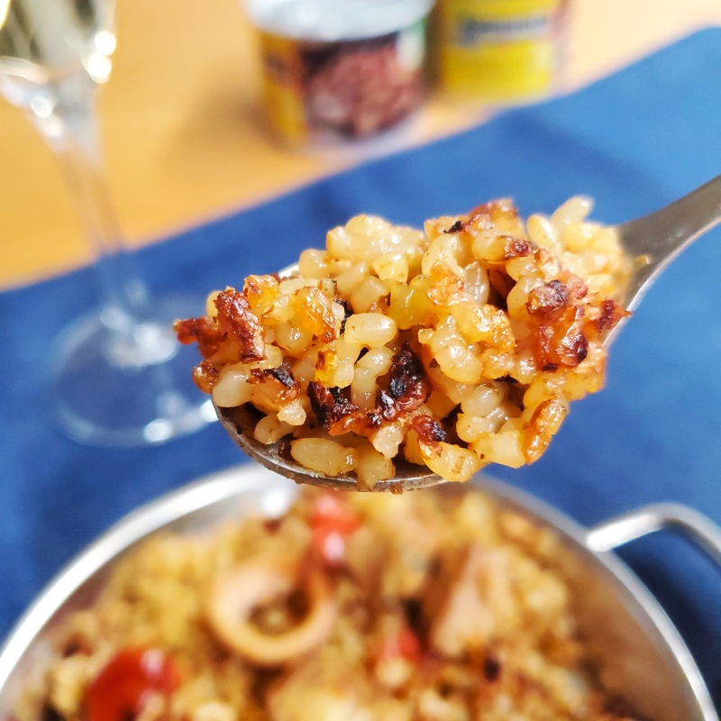 鰹と海鮮たっぷりの土佐流・玄米パエリア | すべての商品 | 黒潮町缶詰