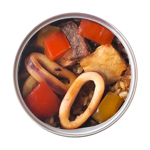 鰹と海鮮たっぷりの土佐流・玄米パエリア | すべての商品 | 黒潮町缶詰