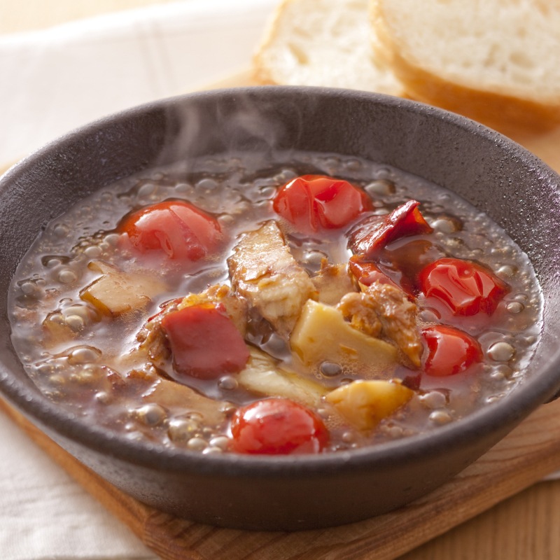 カツオと筍のアヒージョ | すべての商品 | 黒潮町缶詰製作所 (TS CUBIC