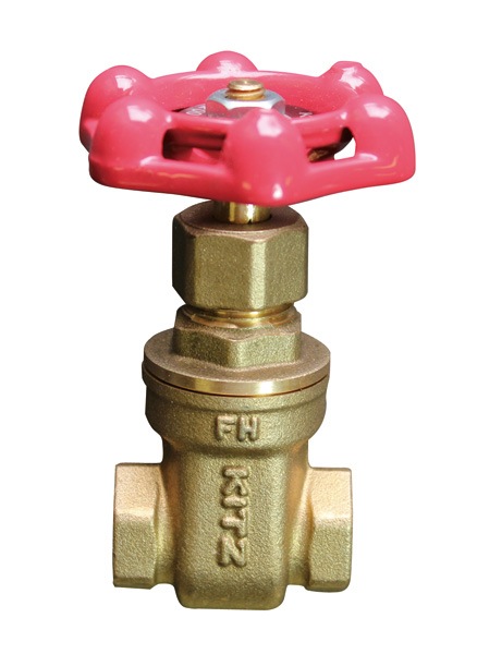 キッツ (KITZ) ゲートバルブ 10K LB 32A (1 1/4B) 《青銅・黄銅》 kitz ゲートバルブ 32a 10kの通販