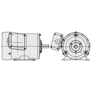 日立 三相モータ ザ・モートルNeo100 0.75KW VTFO-LK 4P 200V 《モーター》 日立三相モートル Neo100 0.75 kW 4P 脚取付 全閉外扇屋内型 4P