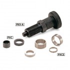 鍋屋バイテック NBK インデックスプランジャ用カラー PXCS-20-22-18 PXC通販