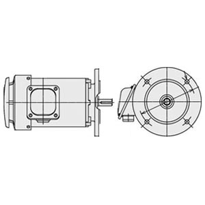 VTFO-LK-4P-0.75kW-200V 日立産機 三相 トップランナーモーター 全閉外扇型 フランジ取付 屋内型 VTFO-LK型 4極 0.75kW 200V メーカー直送車上渡しVTFO-LK-4P-0.75kW-200V 日立産機 三相