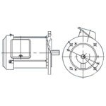 ��ɩ ����⡼���� SF-PRV-1.5kW-2P-400V AC400V 2�� ���� Ω�� ɸ��⡼�� �����������