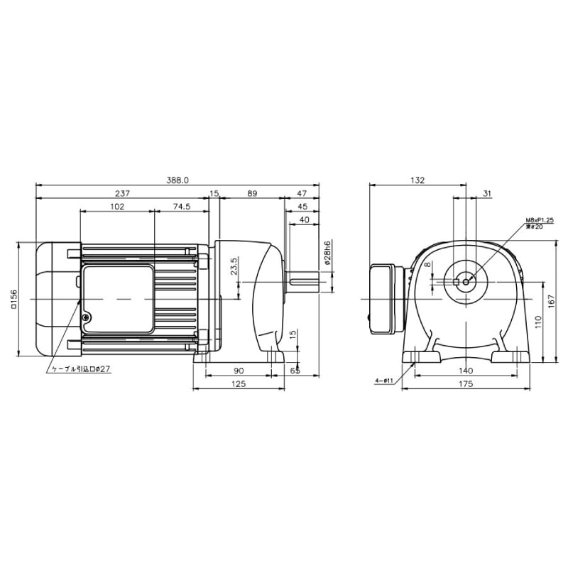 ニッセイ　ギアモーター　G3L28N120-MM02TNNTB2 ニッセイ ギアモーター G3L28N120-MM02TNNTB2