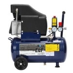 アネスト岩田 コンプレッサー FX7401 エルフ(ELF) オイルフリー DIY用 50/60Hz共用 圧力開閉器式 単相100V 0.55kW|アネスト岩田|コンプレッサー