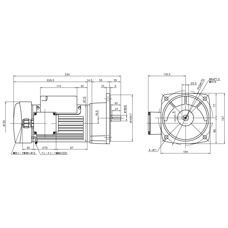 ˥å 䡼ɥ⡼ G3F18N10-MM02CWJAB2 ʿԼ ե󥸼 0.2kW ®1/10 ñ 200V ɸ֥졼 Aߥʥܥå