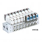SMC 5ポートソレノイドバルブ SY5220-5G-01-F2 プラグインタイプ