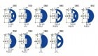 NBK 鍋屋バイテック Vプーリー 112B2 JIS Vプーリー B型 2本掛 下穴品 加工なし B・BXベルト適用通販