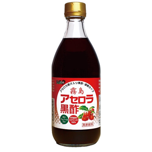 アセロラ黒酢 500ml 健康飲料 霧島アセロラ黒酢 500ml | 天然アセロラ | 株式会社ジェイシーエヌ