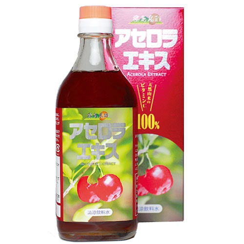 アセロラエキス 500ml | 天然アセロラ | 株式会社ジェイシーエヌ（霧島
