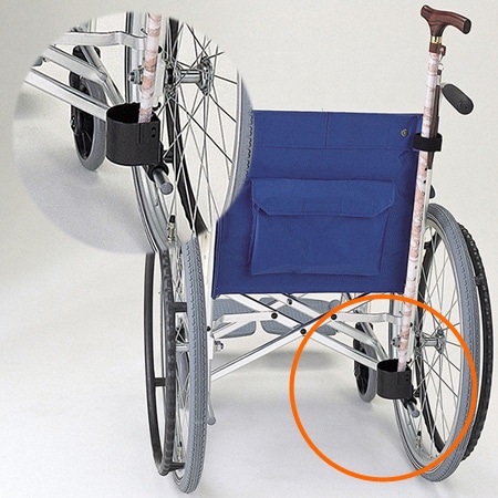ミキ製車いす専用】MS-132 杖入れ（一本杖用） | 車いす通販のロッキー