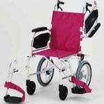 日進医療器　介助用　超軽量　車椅子　カルアルファリーズ　KARU7α 介助用車いす KALU7α(カルナナアルファ) Aパッケージ［NAH-L7α A