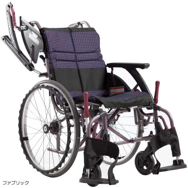 高床型 多機能 自走用車いす WARP22-42-H［シート幅42cm