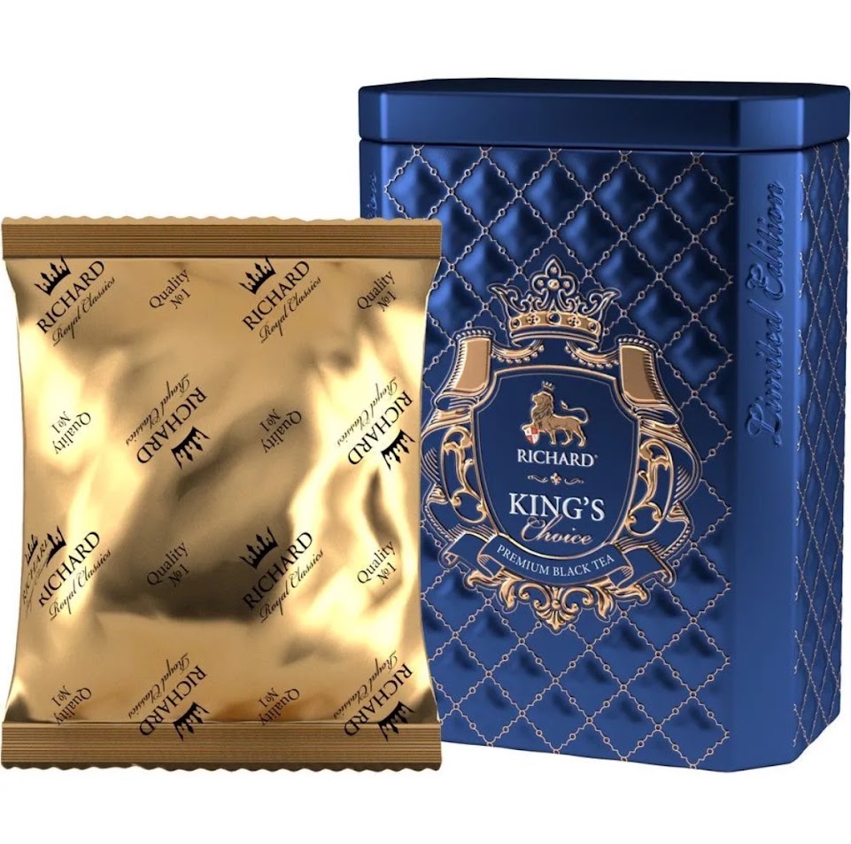 確認用❣️紅茶缶色々✨超レア物あり❣️セレクト頂きましたので後日出品し直します❣️ 先着4個限定、リチャード紅茶（キング/ブルー缶） / 紅茶80g