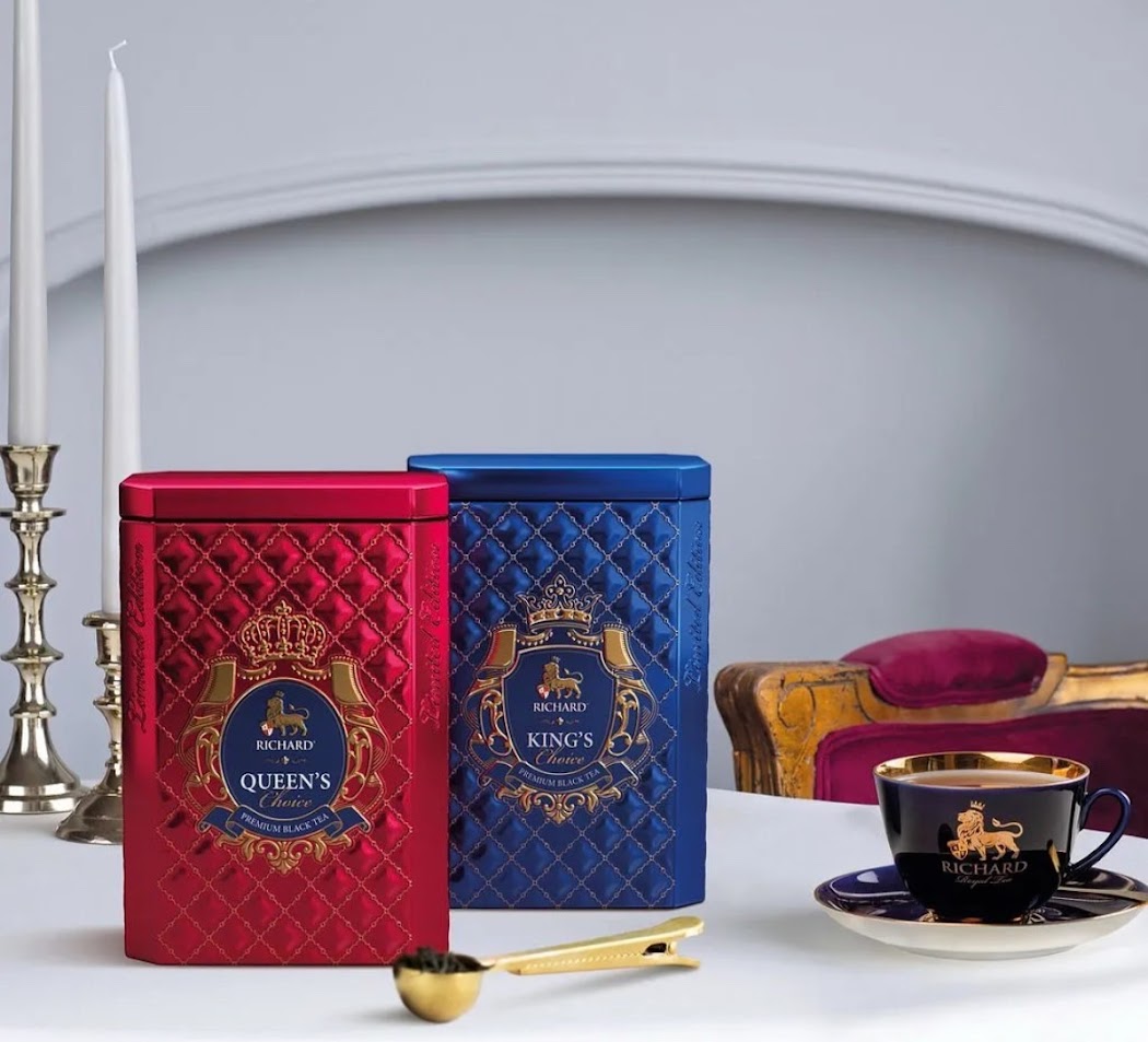 先着４個限定、リチャード紅茶（クイーン/レッド缶） / 紅茶８０ｇ入り
