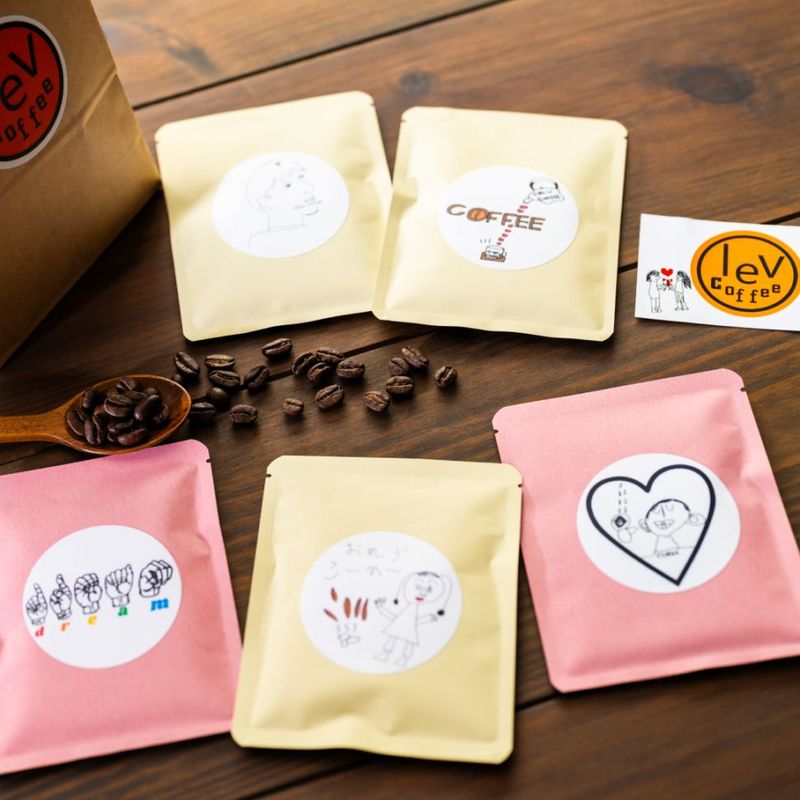 ラブアートオリジナル「OLEVCOFFEE」5個｜hibioriori/日々折々｜中国