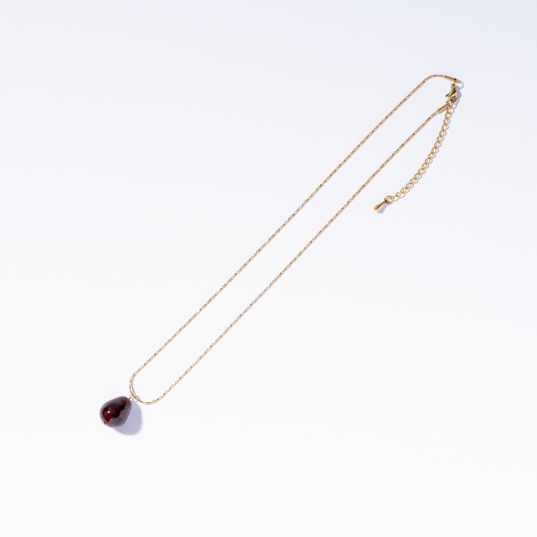 ギフト　雫ネックレス・雫ピアス