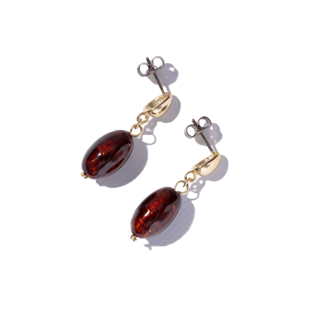 ギフト　雫ネックレス・棗ピアス