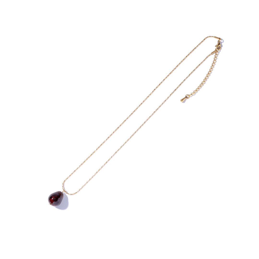 ギフト　雫ネックレス・棗ピアス