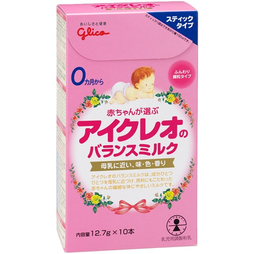 Amazon.co.jp: アイクレオ バランスミルク スティック 12.7g×40