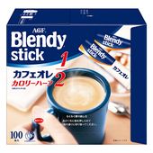 ブレンディ スティック カフェオレ カロリーハーフ 100本入【AGF】カフェオレのおいしさはそのままにカロリー半分 マグカップサイズで楽しめる スティックタイプカフェオレ|飲料|食品