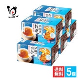 新茶人 早溶け旨茶 むぎ茶スティック 100本入×5個セット【AGF】お待たせしない 冷たい水にきれいに溶ける 国産六条大麦100％使用 インスタント麦茶 むぎ茶 スティックタイプ ノンカフェイン|飲