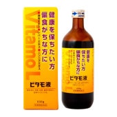 【栄養機能食品】ビタモ液 630g【森田薬品工業】健康を保ちたい方 偏食がちな方に 酵母エキス・レバーエキス・ニンニクエキス配合 カフェインフリー ビタミンB1 ビタミンB2 ナイアシン 496142