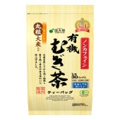 有機むぎ茶ＴＢ 30袋入【国太楼】香り高く甘みのある味わい 水出しでもおいしい 水出し・お湯出し両用 ティーバッグ ノンカフェイン 麦茶 むぎ茶 むぎちゃ 有機大麦使用 さらに香りアップ丸粒大麦入り|