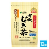 有機むぎ茶ＴＢ 30袋入×12個(1ケース)セット【国太楼】香り高く甘みのある味わい 水出しでもおいしい 水出し・お湯出し両用 ティーバッグ ノンカフェイン 麦茶 むぎ茶 むぎちゃ 有機大麦使用 さら