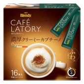 ブレンディ カフェラトリー スティック 濃厚クリーミーカプチーノ 16本入【AGF】濃厚ミルクのクリーミーな味わいとコーヒーのコクが豊かな泡立ちに包まれた、こだわりのカプチーノ ふわっと泡立つ 大容量