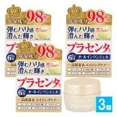 イオナ PL オールインワン ジェル 80g×3個セット【イオナ IONA】【ゼリア新薬工業】オールインワンクリーム 保湿ジェルクリーム エイジングケア 高保湿 プラセンタエキス配合 1つで6役|スキ