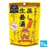 蒸し生姜湯 4袋入×10個セット【イトク食品】生姜丸ごと荒おろし 超温感 しょうが湯  生姜パウダー ショウガ ジンジャーティー 冷え性対策 代謝 溶かすだけ|飲料|食品