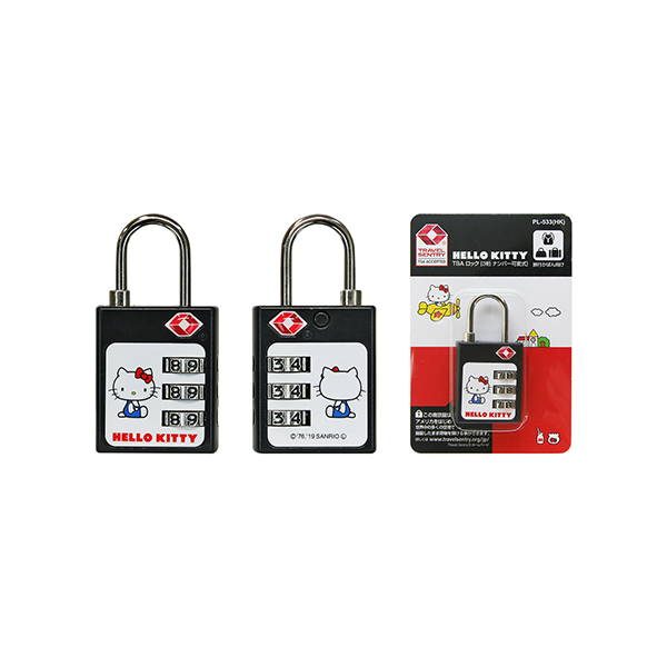 【TSA南京錠】PL-533 HK（ハローキティ）