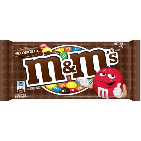 マースジャパン M&M'S ミルクチョコレートシングル 40g×12袋