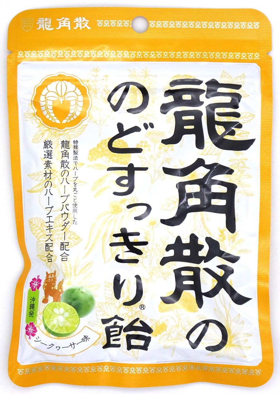 龍角散  龍角散ののどすっきり飴 シークヮサー味 袋 88g×6袋