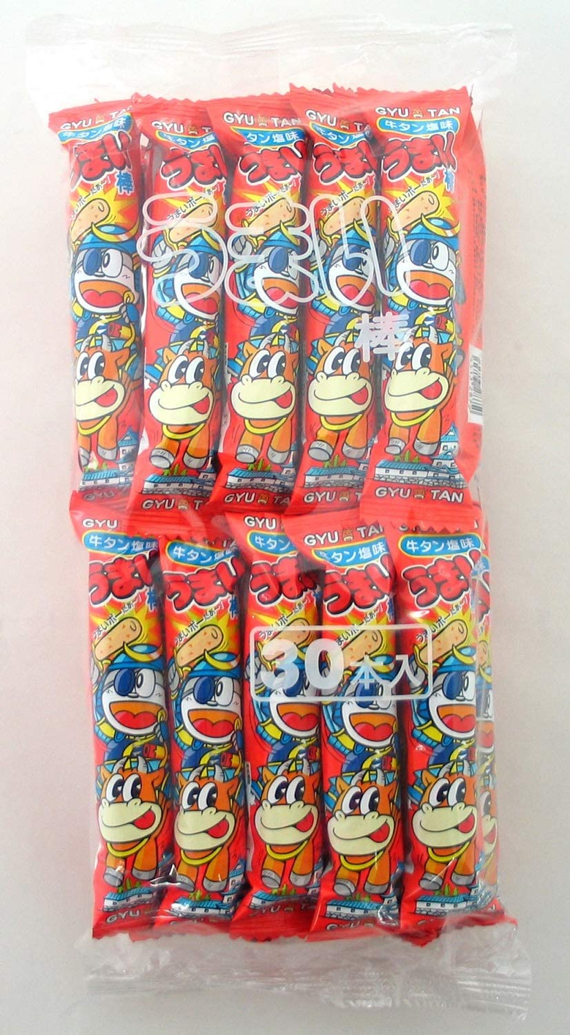 やおきん うまい棒牛タン塩 6g×30袋｜駄菓子・小物菓子｜格安お菓子の