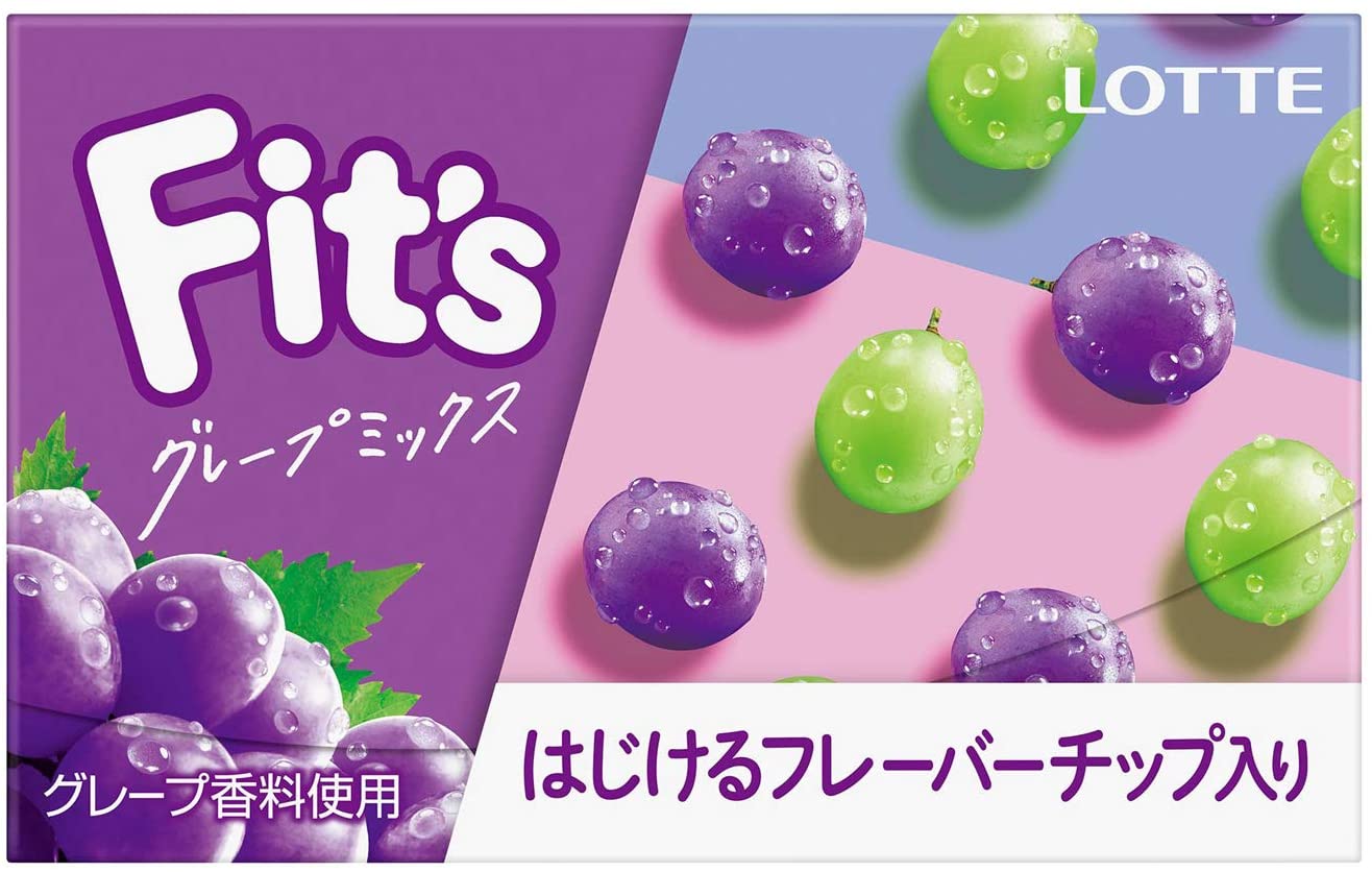 ロッテ フィッツ(グレープミックス) 12枚 ×10個
