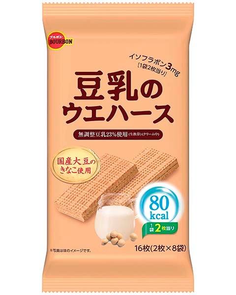 ブルボン 豆乳のウェハース 16枚×6個