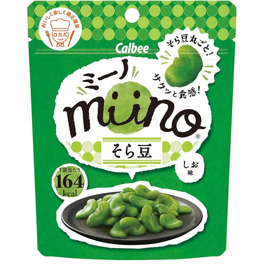 カルビー miino そら豆しお味 28g×12袋