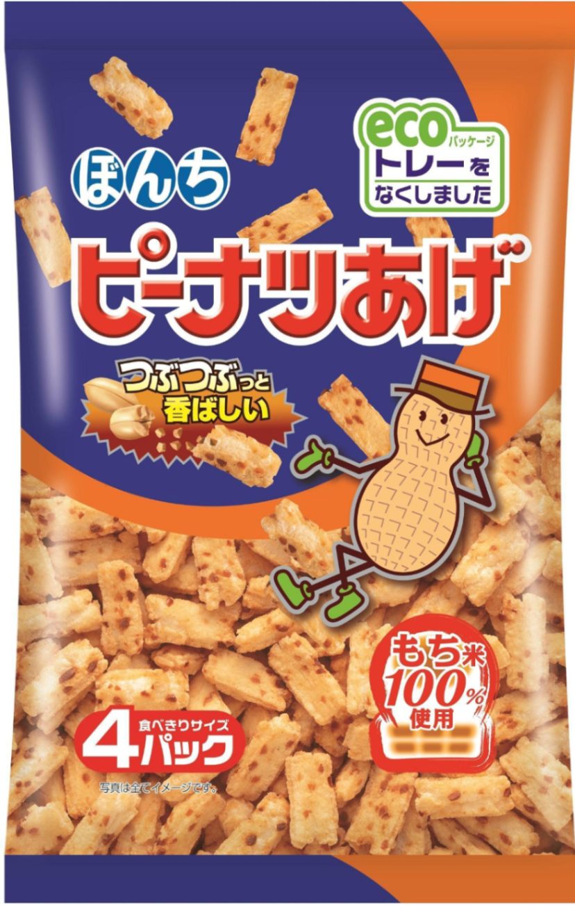 ぼんち 4Pピーナツあげ 84g×12袋
