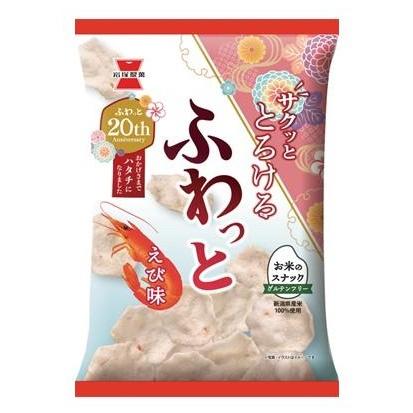 岩塚製菓 ふわっと やわらかえび味 45g×10個