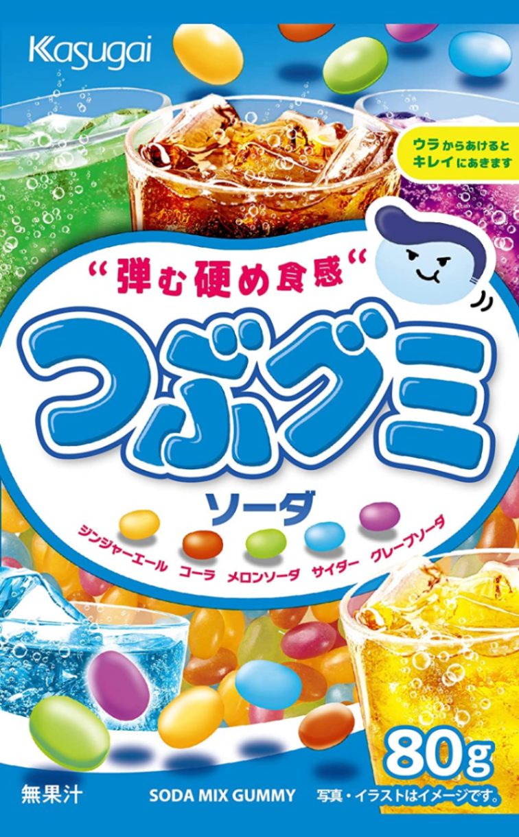 春日井製菓 つぶグミソーダ 80g×6袋