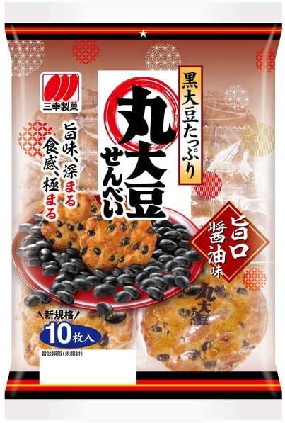三幸製菓 丸大豆せんべい 旨口醤油味 10枚×12袋