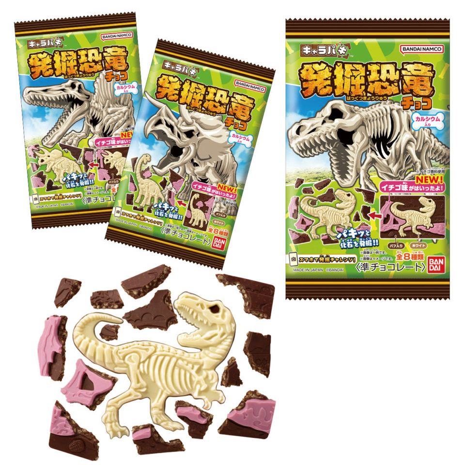 バンダイ キャラパキ 発掘恐竜 14個入