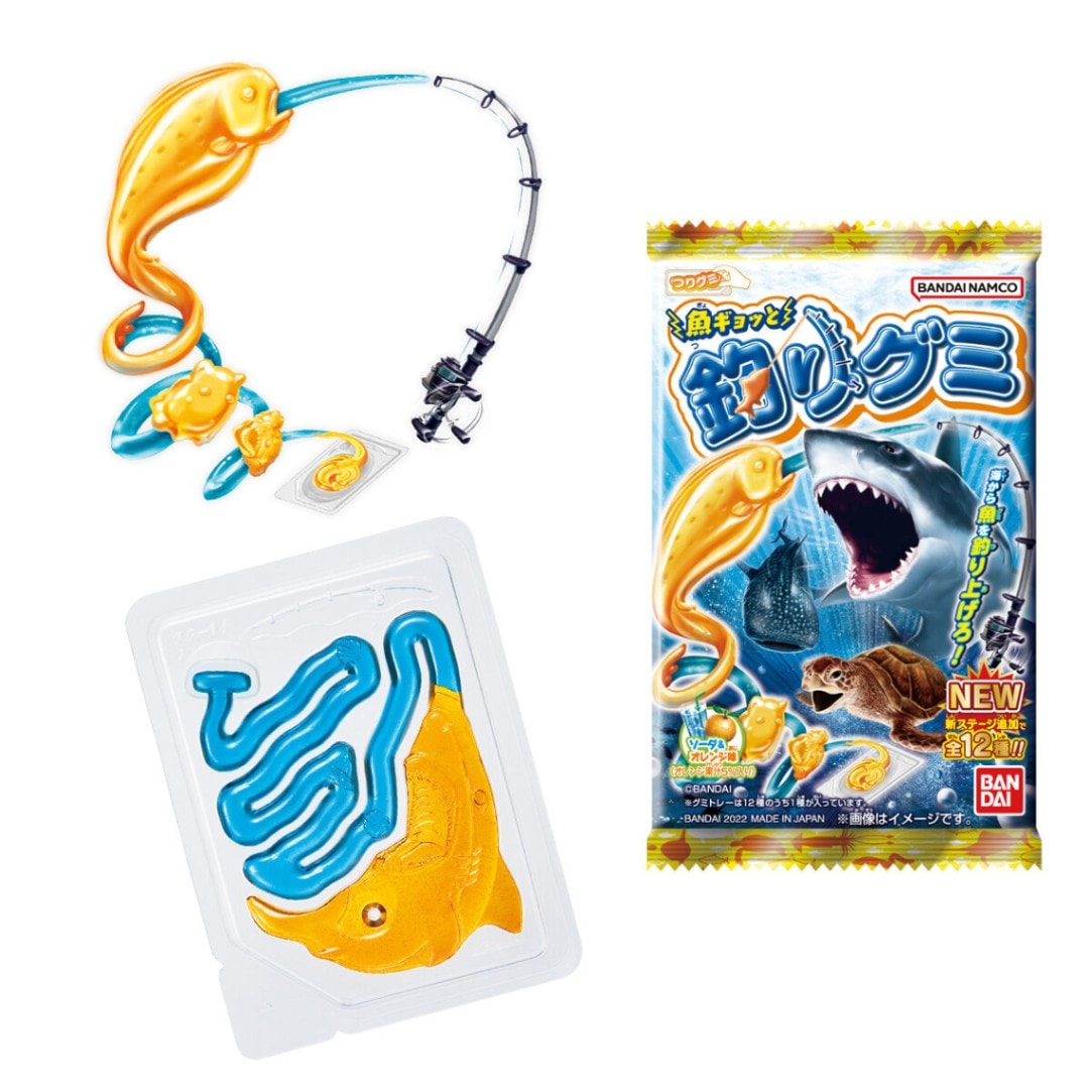 バンダイ 魚ギョッと釣りグミ 14g×10個