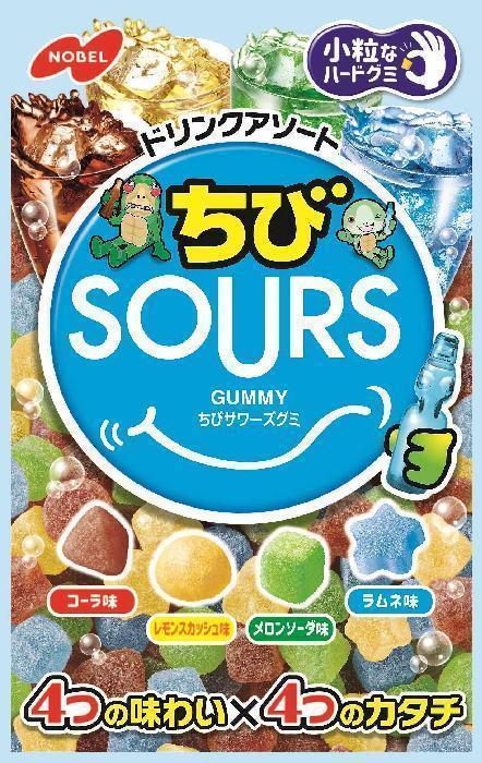 ノーベル製菓 ちびサワーズドリンクアソート 80g×6袋