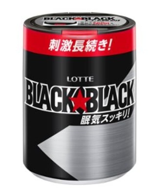 ロッテ ブラックブラック粒ワンプッシュボトル 133g×6個